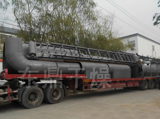 河北800噸煤泥烘干機(jī)發(fā)貨現(xiàn)場